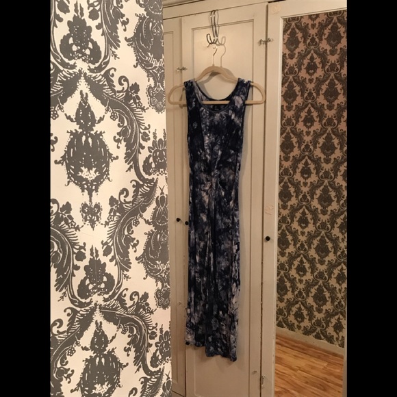 Forever 21 Marble Blue Tye-Dye Tank Top Dress - Picture 11 of 14